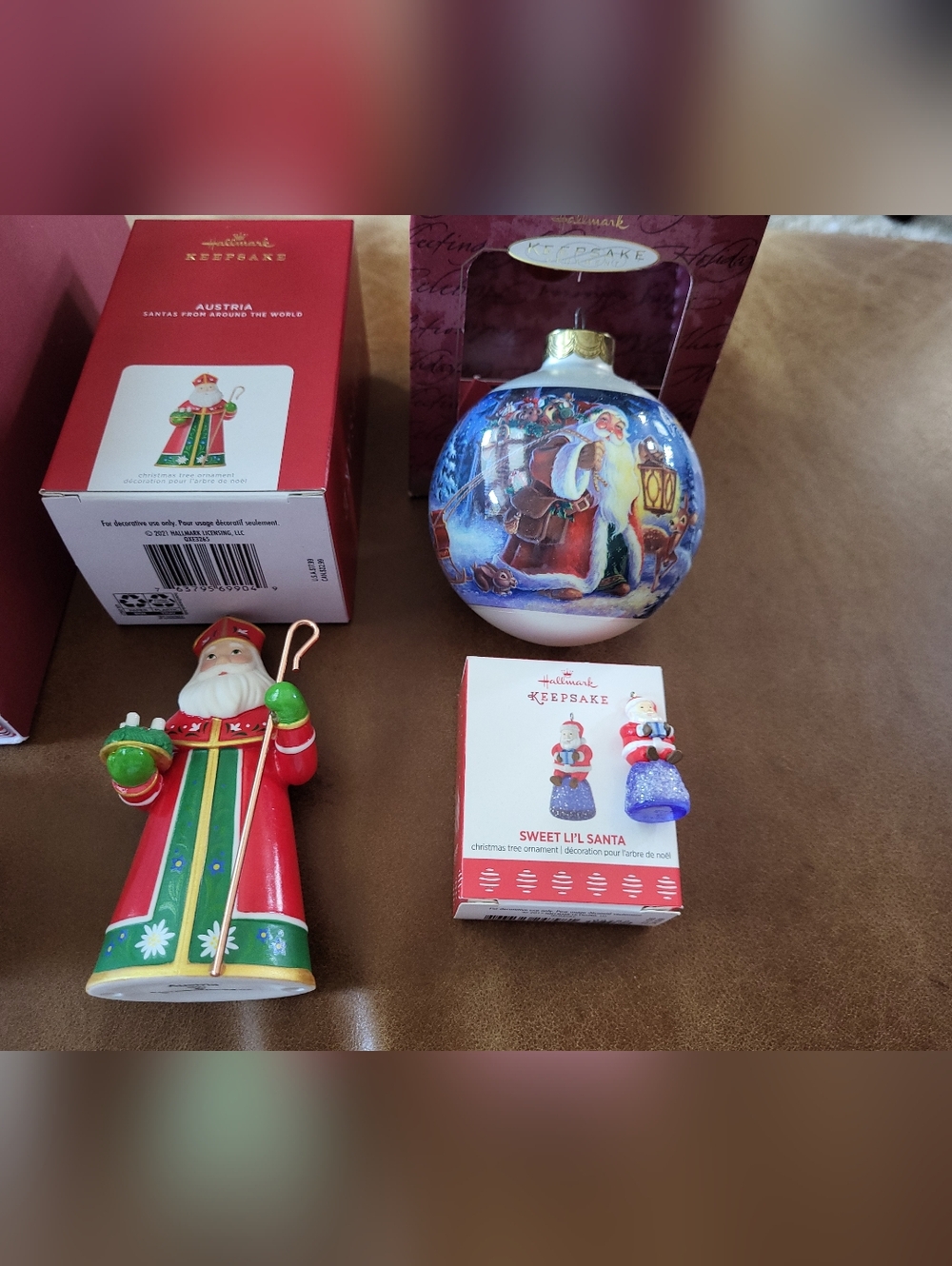 4) Hallmark Christmas Ornaments - Santa Edition. Excellent condition. - Picture 3 of 7